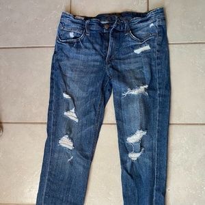 Joe Jeans | Slim Distressed Crop | size 27
